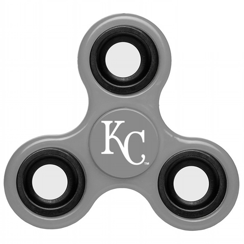 MLB Kansas City Royals 3 Way Fidget Spinner G51 - Gray - Click Image to Close